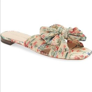 Loeffler Randall Daphne Bow Slide Sandal Size 8